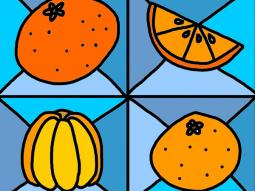 Orange Coloring Printable Page